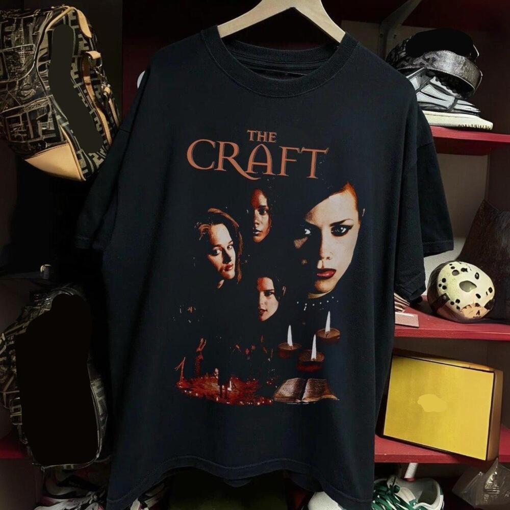 Gildan White The Craft 1996 Movie Promo Shirt Gildan Reprint